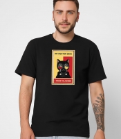 Футболка мужская с принтом Wine Cat CRC 16060-8 57086