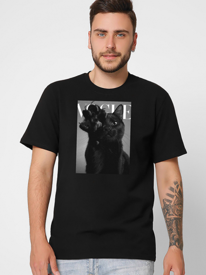 Футболка мужская с принтом Vogue Kitty CRC 16061-8 57087