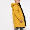 Зимняя горчичная куртка на пуху для мальчика 56024  xp-2172