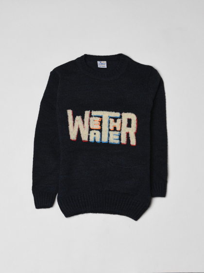Детский синий свитер "Weather" 53234