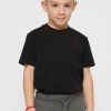 Детская черная футболка 38377  xp-2211