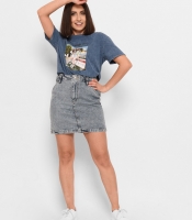 Юбка женская джинсовая мини Levure UB-31862-11 58057