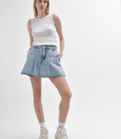 Юбка-шорты женская джинсовая Carica UB-7053-11 58120