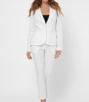 Классический костюм-двойка в полоску 35979