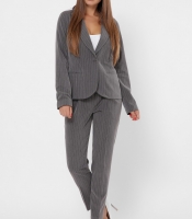 Классический костюм-двойка в полоску 35106