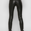 Кожаные черные леггинсы на флисе 38269 xp-2337 Кожаные черные леггинсы на флисе 38269 xp-2337