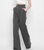 Темные классические женские брюки 43288