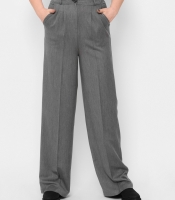 Серые классические женские брюки 43287