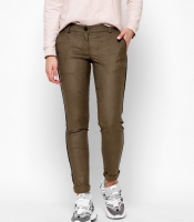 Повседневные узкие хаки брюки 27891