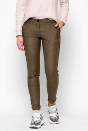 Повседневные узкие хаки брюки 27891 Повседневные узкие хаки брюки 27891