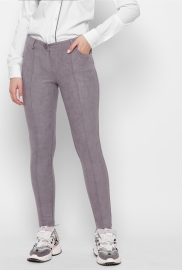 Стильные зауженные серые брюки-дудочки 27948 Стильные зауженные серые брюки-дудочки 27948