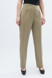Классические свободные брюки хаки 32598 Классические свободные брюки хаки 32598