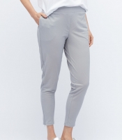 Повседневные серые брюки с молниями 32830