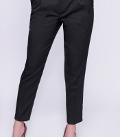 Классические черные брюки дудочки 34973