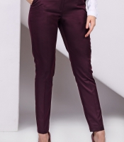 Классические брюки марсала со стрелками 35105