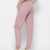 Однотонные розовые брюки на резинке 35506  xp-2391