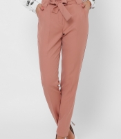 Классические песочные брюки на завязке 35985