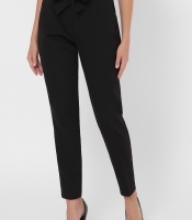 Классические черные брюки на завязке 35983