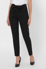 Классические черные брюки на завязке 35983 Классические черные брюки на завязке 35983
