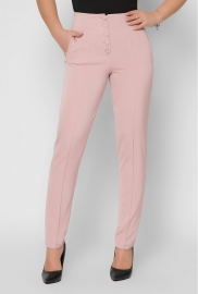 Женские розовые брюки на высокой посадке 36600 Женские розовые брюки на высокой посадке 36600
