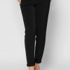 Женские черные брюки на высокой посадке 36599 xp-2408 Женские черные брюки на высокой посадке 36599 xp-2408