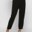 Женские черные брюки с бархатным эффектом 37409