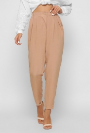 Женские льняные брюки цвет песок 37411 Женские льняные брюки цвет песок 37411