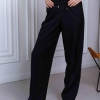 Женские черные брюки свободного кроя 55925  xp-2426