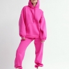 Теплый малиновый спортивный костюм 55435  xp-2455