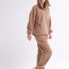 Женский бежевый флисовый костюм 55859 xp-2456 Женский бежевый флисовый костюм 55859 xp-2456
