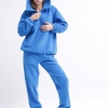 Женский синий флисовый костюм 55860  xp-2457