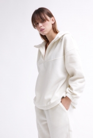 Женский молочный флисовый костюм 55857 Женский молочный флисовый костюм 55857