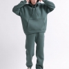 Уютный зеленый спортивный костюм в стиле оверсайз 55864  xp-2461