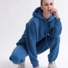 Уютный синий спортивный костюм в стиле оверсайз 55865  xp-2462