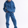 Уютный синий спортивный костюм в стиле оверсайз 55865 xp-2462 Уютный синий спортивный костюм в стиле оверсайз 55865 xp-2462