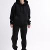 Уютный черный спортивный костюм в стиле оверсайз 55862 xp-2464 Уютный черный спортивный костюм в стиле оверсайз 55862 xp-2464
