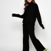 Женский вязаный черный костюм 52204 xp-2469 Женский вязаный черный костюм 52204 xp-2469