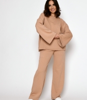 Удобный бежевый повседневный костюм 52348
