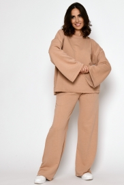 Удобный бежевый повседневный костюм 52348 Удобный бежевый повседневный костюм 52348