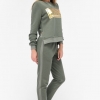 Оливковый спортивный костюм со свитшотом и брюками 28145  xp-2478