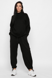 Женский ангоровый костюм цвет черный 38118 Женский ангоровый костюм цвет черный 38118