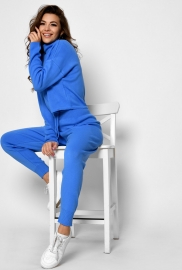 Синий вязаный спортивный костюм 52197 Синий вязаный спортивный костюм 52197