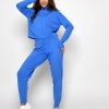 Синий вязаный спортивный костюм 52197  xp-2510