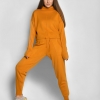 Вязаный спортивный костюм цвета горчицы 55135  xp-2513