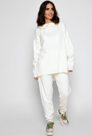 Демисезонный спортивный костюм цвета молоко 52200 Демисезонный спортивный костюм цвета молоко 52200