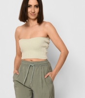 Модный облегающий топ без рукавов 43362