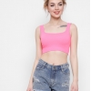 Розовый топ на резинке 43365  xp-2579