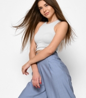 Серый летний топ 48548