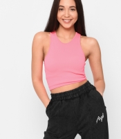 Малиновый топ без рукавов 43380