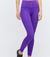 Фиолетовые спортивные леггинсы на застежке 32933 Фиолетовые спортивные леггинсы на застежке 32933